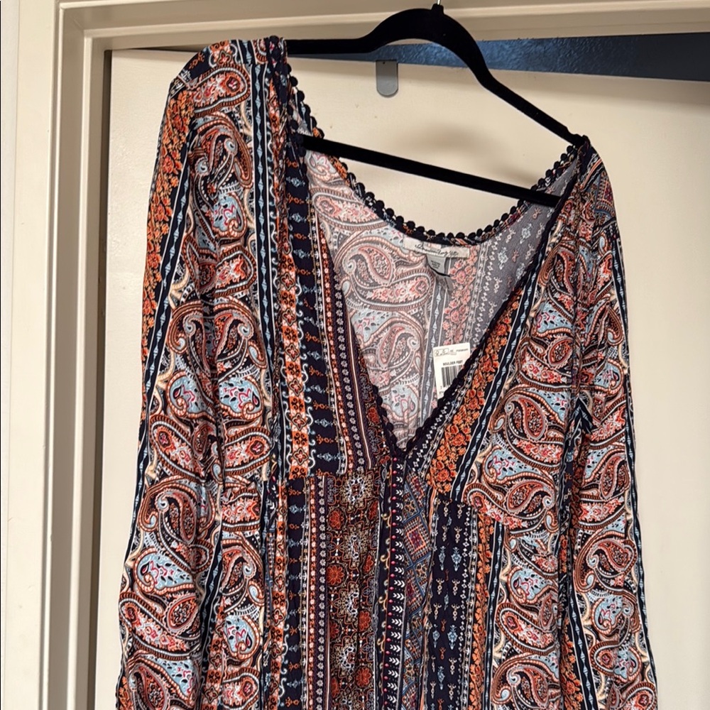 American Rag Multicolor Paisley Dress